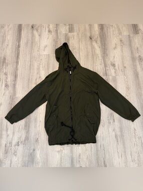 Victoria’s Secret PINK Olive Green Hooded Anorak Jacket XS